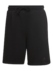adidas Black Sportswear All Szn Fleece Shorts - Image 6 of 6