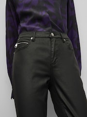 BOSS Black Satin Regular Fit Stretch Jeans - Image 4 of 5