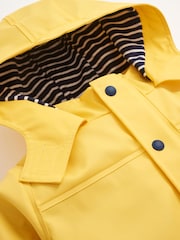 JoJo Maman Bébé Mustard Yellow Waterproof Fisherman's Jacket - Image 2 of 5