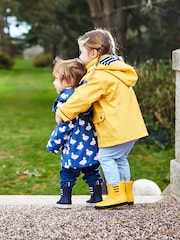 JoJo Maman Bébé Mustard Yellow Waterproof Fisherman's Jacket - Image 5 of 5
