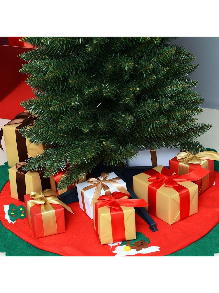 Homcom Green 6ft Slim Artificial Christmas Tree - Image 2 of 5