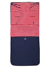 JoJo Maman Bébé Navy Waterproof Fleece Lined Buggy Cosy - Image 1 of 2