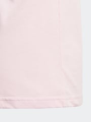adidas Pink Sportswear Essentials Big Logo 100% Cotton T-Shirt - Image 5 of 10