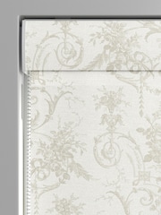 Laura Ashley Dove Grey 100% Cotton Tuileries Made To Measure Roman Blinds - Image 3 of 6
