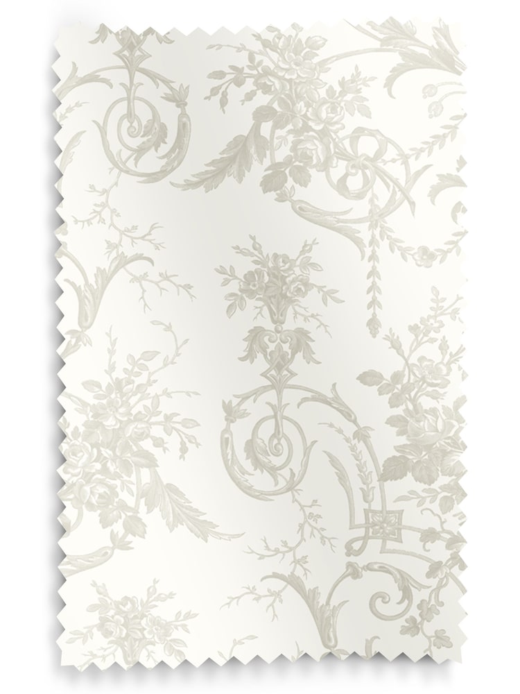 Laura Ashley Dove Grey 100% Cotton Tuileries Made To Measure Roman Blinds - Image 6 of 6