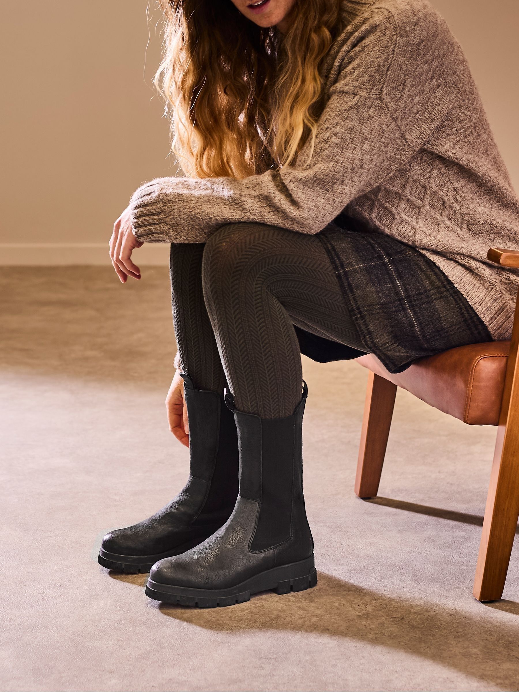 Tall chelsea boots womens on sale