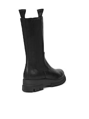 Celtic & Co. Chunky Tall Chelsea Black Boots - Image 5 of 7