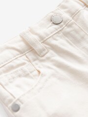 Mint Velvet White Rolled Denim Shorts - Image 4 of 4