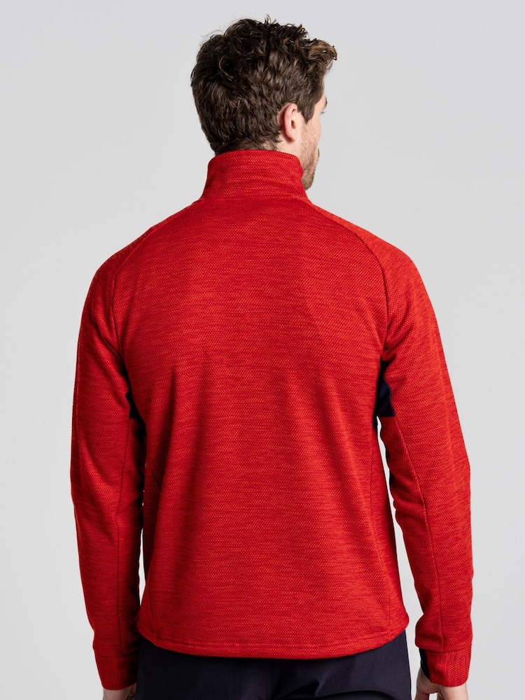 Craghoppers Red Tarbert Half Zip Jumper - Image 2 of 7