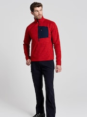 Craghoppers Red Tarbert Half Zip Jumper - Image 3 of 7