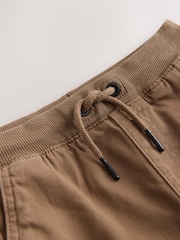Marron fauve - Pantalon à enfiler à taille côtelée (3-16 ans) - Image 7 de 8