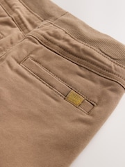 Marron fauve - Pantalon à enfiler à taille côtelée (3-16 ans) - Image 8 de 8