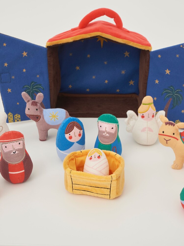 JoJo Maman Bébé Multi Soft Nativity Set - Image 1 of 4