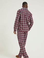 FatFace Red Family Check Pyjama Bottoms - Image 2 of 4