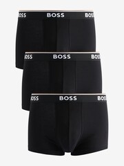 BOSS Dark Black Chrome Power Boxers 3 Pack - Image 1 of 9