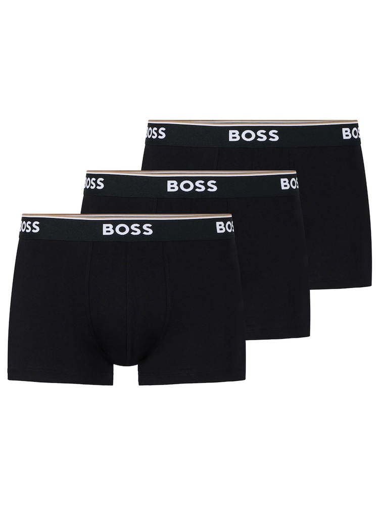 BOSS Dark Black Chrome Power Boxers 3 Pack - Image 2 of 9