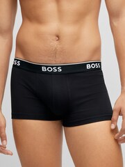 BOSS Dark Black Chrome Power Boxers 3 Pack - Image 8 of 9
