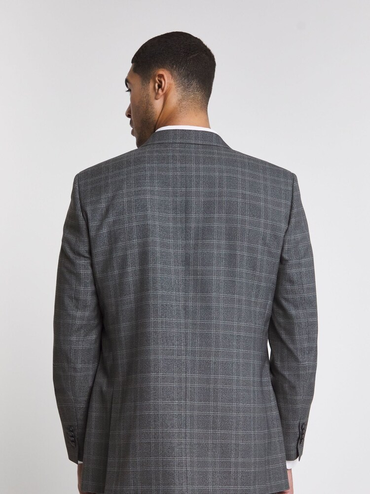 Jacamo Grey Pow Check Jacket - Image 2 of 4
