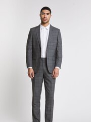 Jacamo Grey Pow Check Jacket - Image 3 of 4