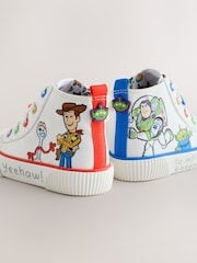 White Toy Story Lace up Hi-Top Trainers - Image 3 of 6