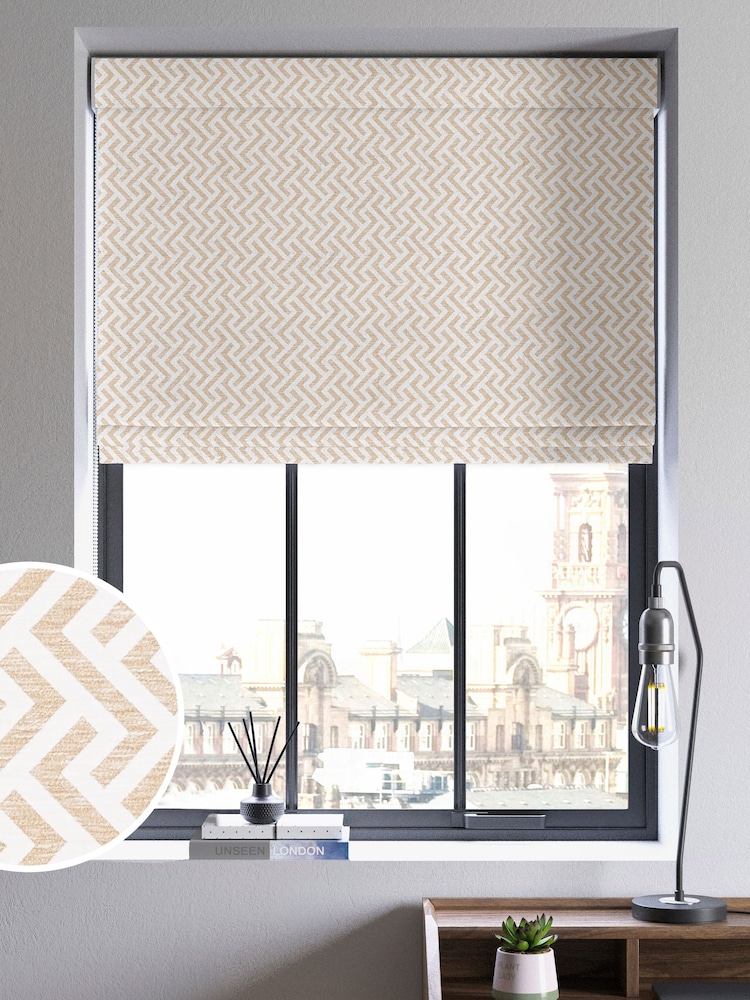 Natural Amble Made To Measure Roman Blind - Image 1 of 6