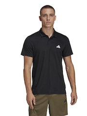 adidas Black Train Essentials Training Polo Shirt - Image 1 of 7