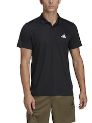 adidas Black Train Essentials Training Polo Shirt - Image 4 of 7