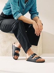 Черный - Кожаные сандалии Birkenstock Arizona - Image 2 of 7