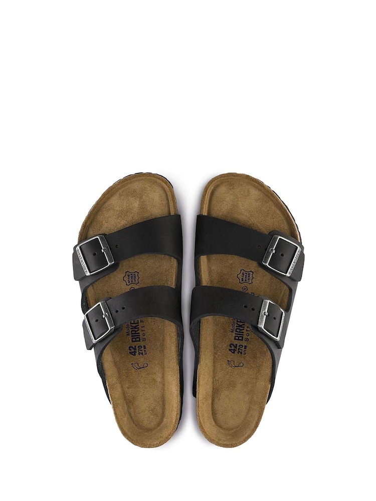 Negro - Sandalias de cuero aceitado Arizona de Birkenstock - Imagen 7 de 7 Negro - Sandalias de cuero aceitado Arizona de Birkenstock - Imagen 7 de 7