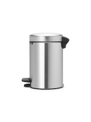 Brabantia Silver NewIcon 3L Matt Steel Fingerprint Proof Pedal Bin - Image 5 of 6