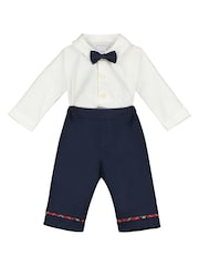 Emile Et Rose Shirt Trousers And Tartan Waistcoat 100% Cotton Christmas Set - Image 5 of 5