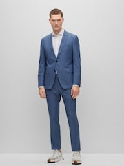 Белый - BOSS Slim Fit Dress Shirt - Изображение 3 из 5