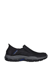 Skechers Black Respected Elgin Slip In Shoes - Image 1 of 3