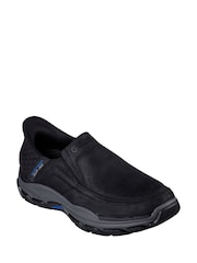 Skechers Black Respected Elgin Slip In Shoes - Image 2 of 3