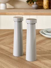 Grey Filled Salt and Pepper Grinder Set - Image 1 of 4