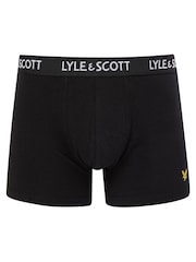 Lyle & Scott Black Miller Underwear Black Trunks 5 Pack - Image 2 of 2