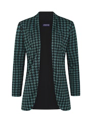 Hot Squash Green 3/4 Sleeve Stretch Blazer - Image 4 of 4