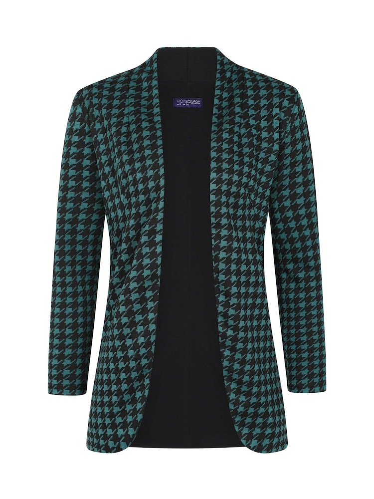 Hot Squash Green 3/4 Sleeve Stretch Blazer - Image 4 of 4