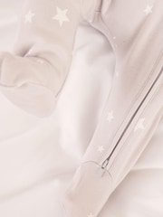 Truly Grey Star Baby Grow Without Collar - Image 3 of 4