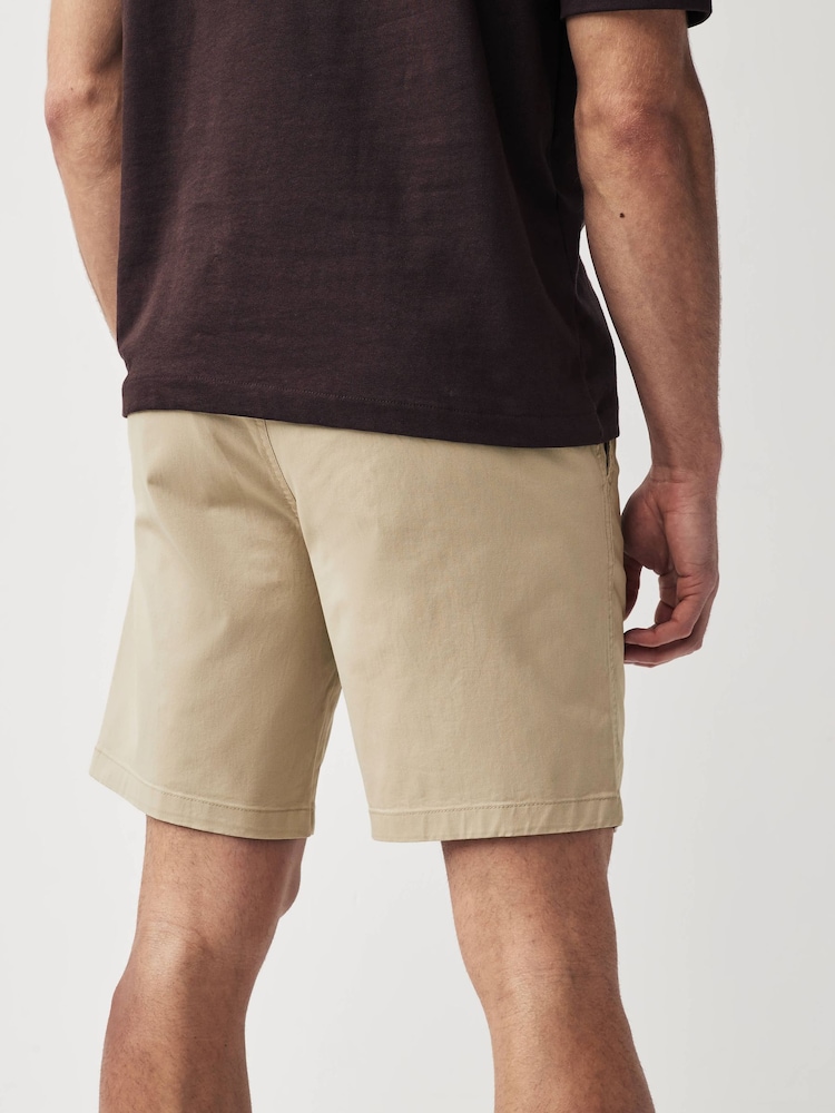 Stone Elasticated Waist Chino Shorts - Image 4 of 8