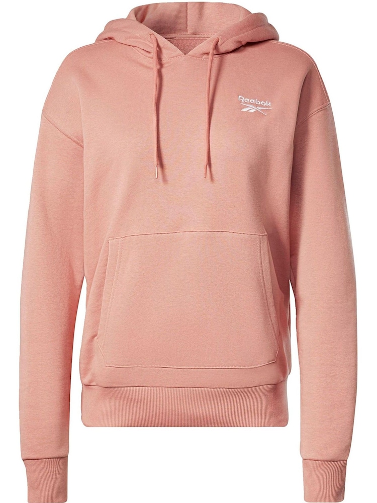 Reebok Red Identity French Terry Hoodie - Image 4 of 4