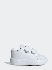 adidas White Kids Grand Court 2.0 Shoes - Image 1 of 8