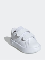 adidas White Kids Grand Court 2.0 Shoes - Image 3 of 8