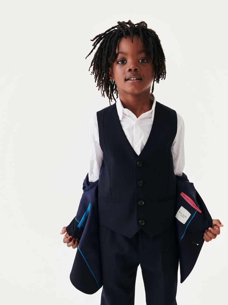 Темно-синий жилет для мальчиков Paul Smith - Изображение 1 из 7