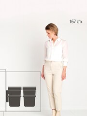 Brabantia Sort & Go Built In Bin 2 x 12L - Image 3 of 4