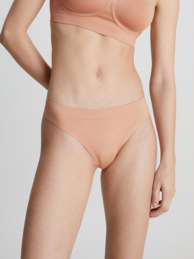 Calvin Klein Natural Bonded Flex Thong - Image 1 of 4
