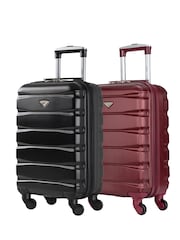 Flight Knight EasyJet Underseat 45x36x20cm 4 Wheel ABS Hard Case Cabin Carry On Suitcase Set Of 2 - Image 2 of 5