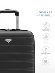 Flight Knight EasyJet Underseat 45x36x20cm 4 Wheel ABS Hard Case Cabin Carry On Suitcase Set Of 2 - Image 4 of 5