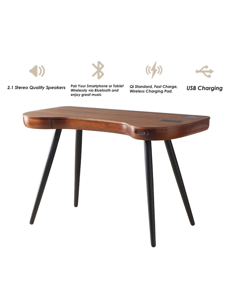 Jual Walnut San Francisco Smart Desk - Image 2 of 5