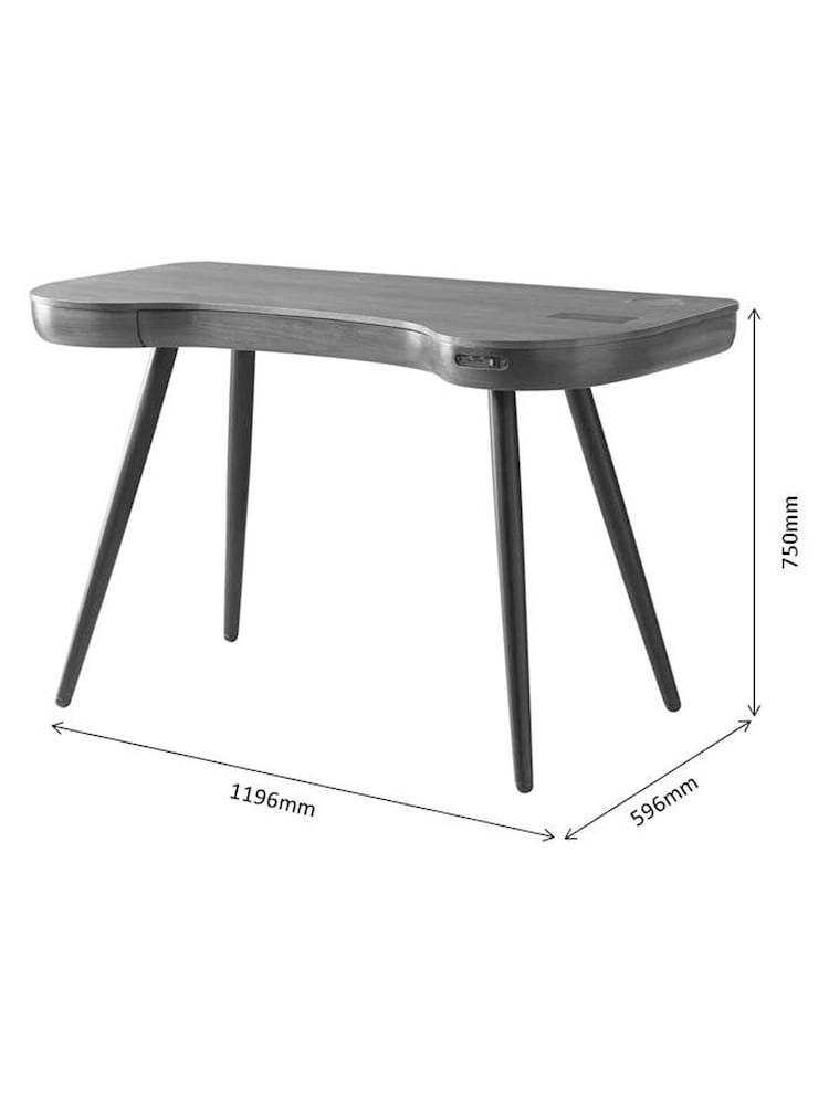 Jual Walnut San Francisco Smart Desk - Image 5 of 5